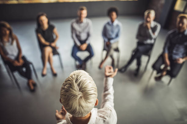 Roda de conversa em equipe