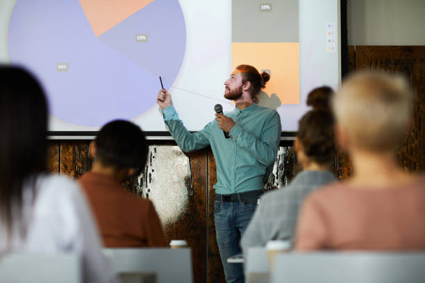 Apresentação de gráfico em reunião
